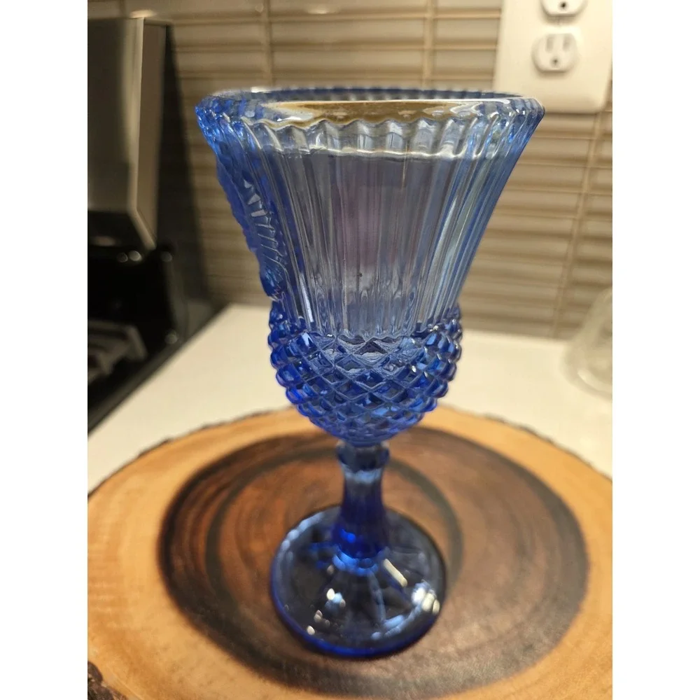 Vintage 1976 Avon *Martha Washington* Goblet Fostoria Candle Holder